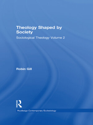 cover image of Theology Shaped by Society